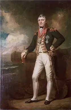 Admiral David Milne (1763–1845), der erste Bewohner des Hauses