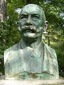Bronzebüste Georg Grimpe, Südfriedhof Leipzig, 1928