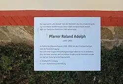 Gedenktafel Roland Adoph