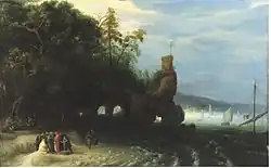 (Christus predigt am See Genezareth in Galiläa)