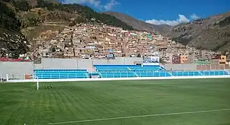 Blick auf die Osttribüne