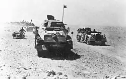 Vormarsch der Panzerjäger-Abteilung 39 in Afrika