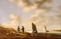 Blick auf den niederländischen Fluss, Aelbert Cuyp