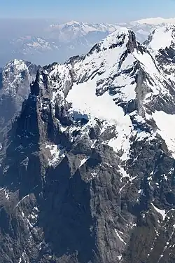 Wetterhorn von Südwesten aus der Luft gesehen