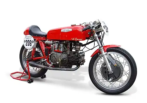 250er Ala d'Oro Werksrennmaschine, gefahren von Angelo Tenconi (1968)