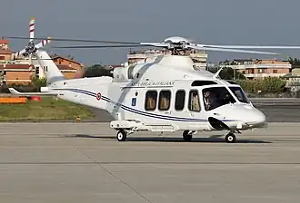 AW139 in Ciampino
