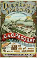 Werbeplakat Ernest & Charles Pasquay