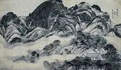 After Rain at Mt. Inwang, Cheong Seon (1676–1759), Korea