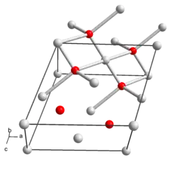 Kristallstruktur von Silber(I,III)-oxid