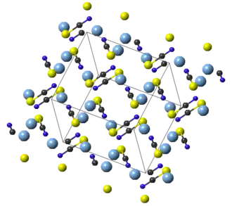 Kristallstruktur von Silberthiocyanat