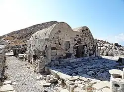 Nordwestseite der Kirche