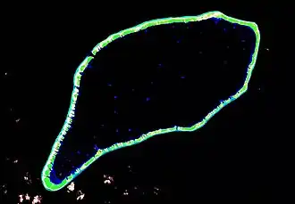 NASA-Satellitenbild von Ahe