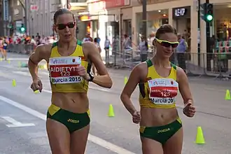 Brigita Virbalytė-Dimšienė (rechts) – Rang siebzehn / Neringa Aidietytė – Rang&nbsp;37