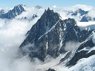 Aiguille du Midi (im Sommer)