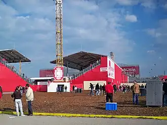 Die „Lena-Arena“ im April 2011