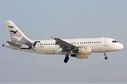 Ehemaliger Airbus A319-100 der Air Burkina