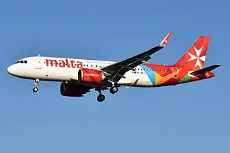 Airbus A320neo der Air Malta