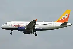 Airbus A319-100 der Drukair