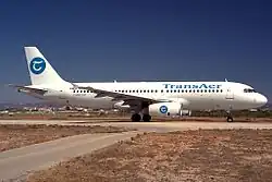 Airbus A320-200 der irischen Muttergesellschaft in gleicher Farbgebung, aber ohne den Zusatz Cologne