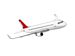 Clipart eines Airbus A320