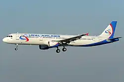 Ein Airbus A320-200 der Ural Airlines