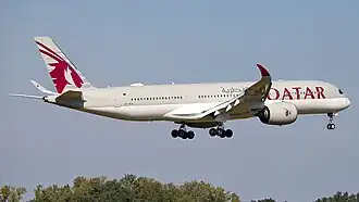 Airbus A350-900 der Qatar Airways