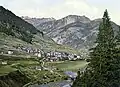 Airolo nach 1890, vor dem Bergsturz von 1898