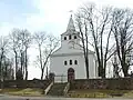Katholische Kirche des Heiligen Kreuzes von Jasmuiža (Gemeinde Aizkalne), erbaut 1815