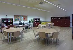 Großer Aufenthaltsraum der schulischen Tagesbetreuung (Umbau 2015)