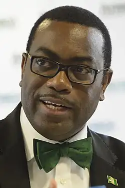 Afrikanische Entwicklungsbank Akinwumi Adesina, Präsident