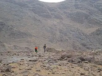 Aufstieg zu Jbel Aklim