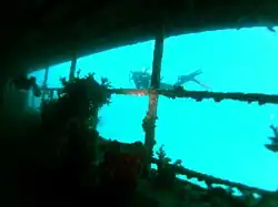 Blick vom Gang ins Freiwasser