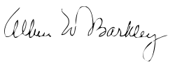 Barkleys Unterschrift