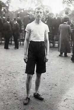 Albert Delannoy – Fünfter im Dreisprung und Weitsprung – hier im Jahre&nbsp;1898