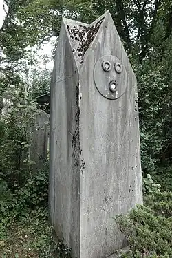 Albert Huber-Burckhardt (1847–1917), Apotheker, Advokat, Politiker, Gerichtspräsident. Grab auf dem Wolfgottesacker, Basel