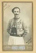 Albert Jean Bourdeu, hochdekorierter Veteran der China-Expedition, 1909