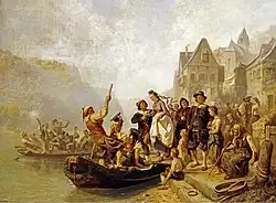 Nach der Trauung (Öl)