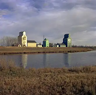 Getreidesilos in Strathmore