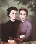 Albertina und Helene Luyken Landfort, 1870
