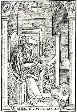 Albrecht von Eyb (1420–1475), Theologe, frühhumanistischer Schriftsteller