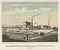 Braunkohlen-Bergwerk des Reichenberger-Kohlenbau-Vereins in Hartau (um 1856)