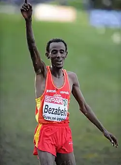 Alemayehu Bezabeh Rang elf in 13:54,13&nbsp;min
