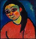 Alexej von Jawlensky: Frau mit roter Bluse