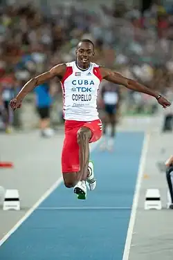 Der WM-Dritte von 2009 Alexis Copello verpasste als Vierter die Bronzemedaille nur um drei&nbsp;Zentimeter