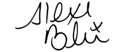 Unterschrift von Alexa Bliss