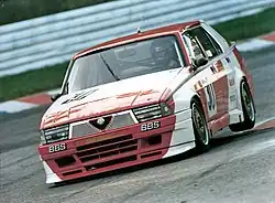 Michael Kopf im Alfa 75 Turbo Nürburgring 1986
