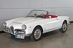 Alfa Romeo Giulia 1600 Spider (1962–1965)