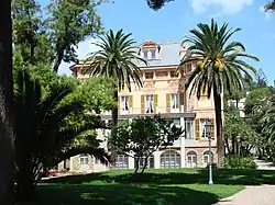 Villa Nobel, Parkseite