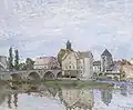 Alfred Sisley: Moret-sur-Loing, 1892. Privatsammlung