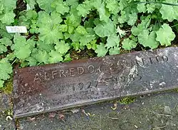 Alfredo Pauletto (1927–1985), Kunstmaler, Grafiker, Zeichner. Grab, Friedhof am Hörnli